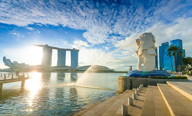 достопримечательности сингапура-Лев Мерлион (Merlion)